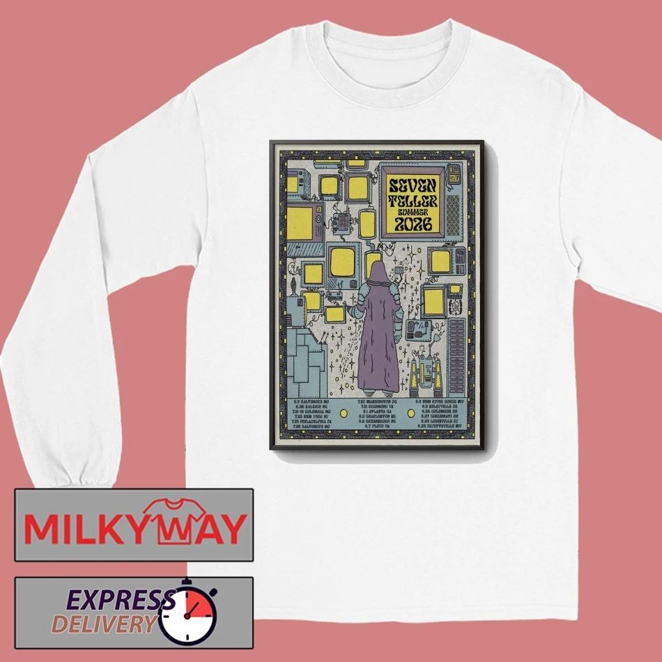 Seven Teller Tour 2026 Poster shirt