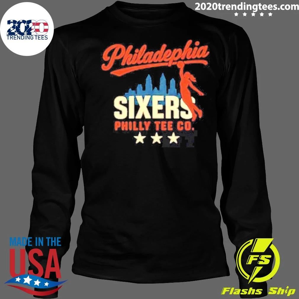Philadelphia Sixers Vintage Script Women’s Shirt