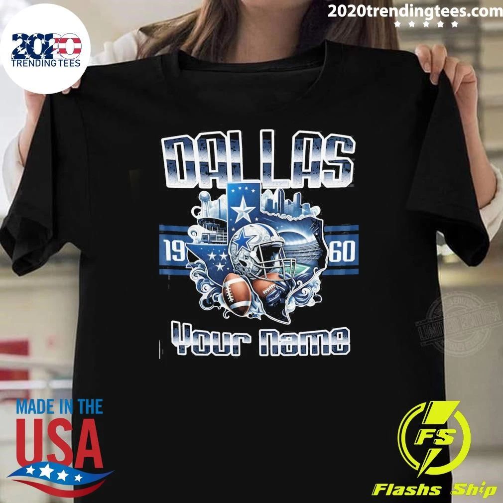 Custom Dallas Cowboys Football 1960 Shirt