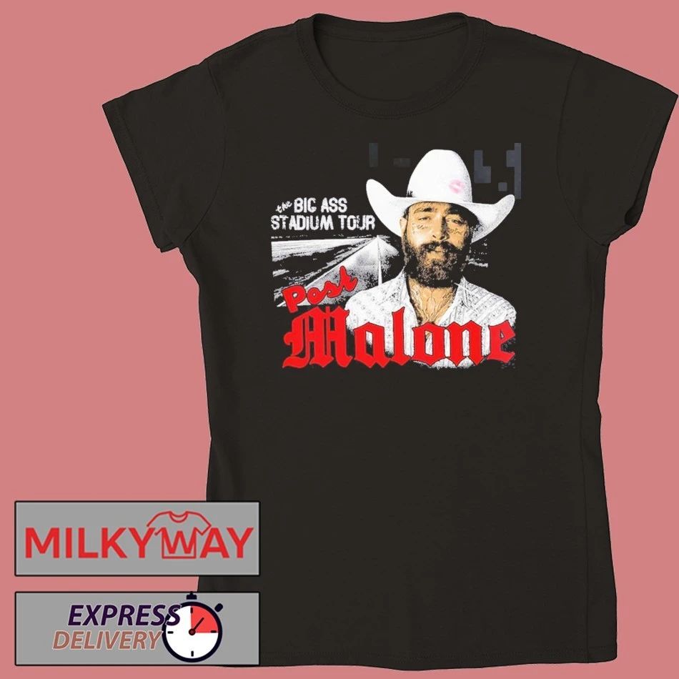 Post Malone The Big Ass Stadium Tour 2026 Merch Photo T-Shirt