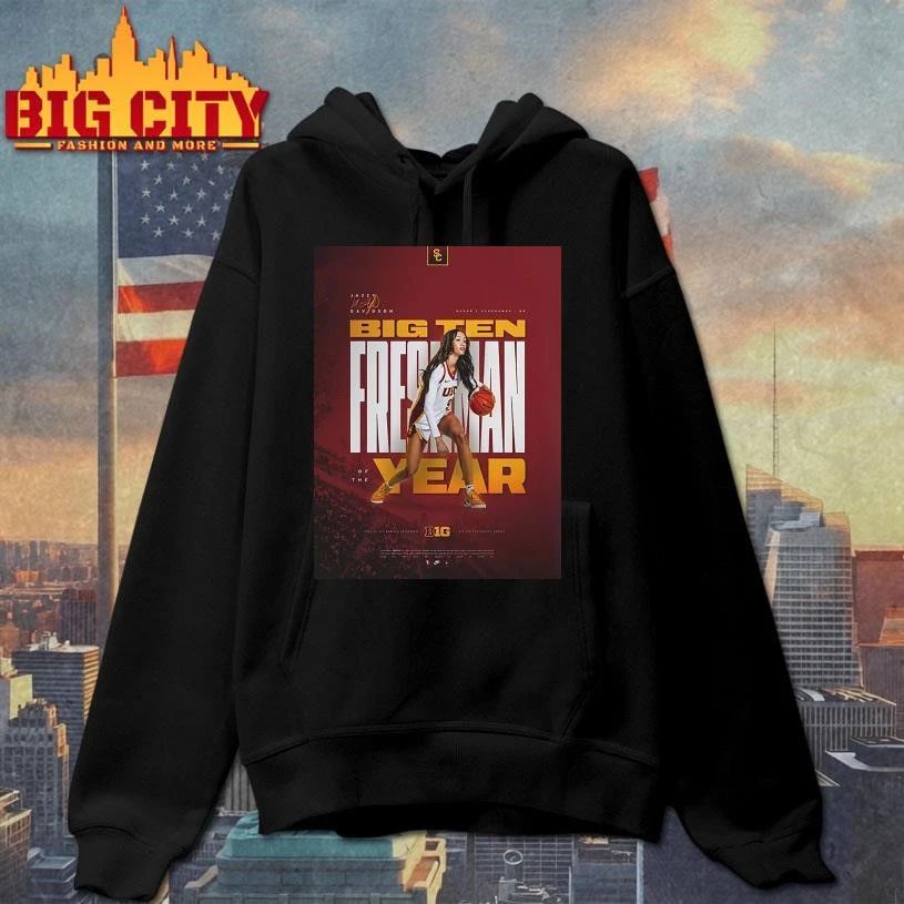 Jazzy Davidson USC Trojans Women’s Basketball Big 10 Freshman Of The Year Shirt