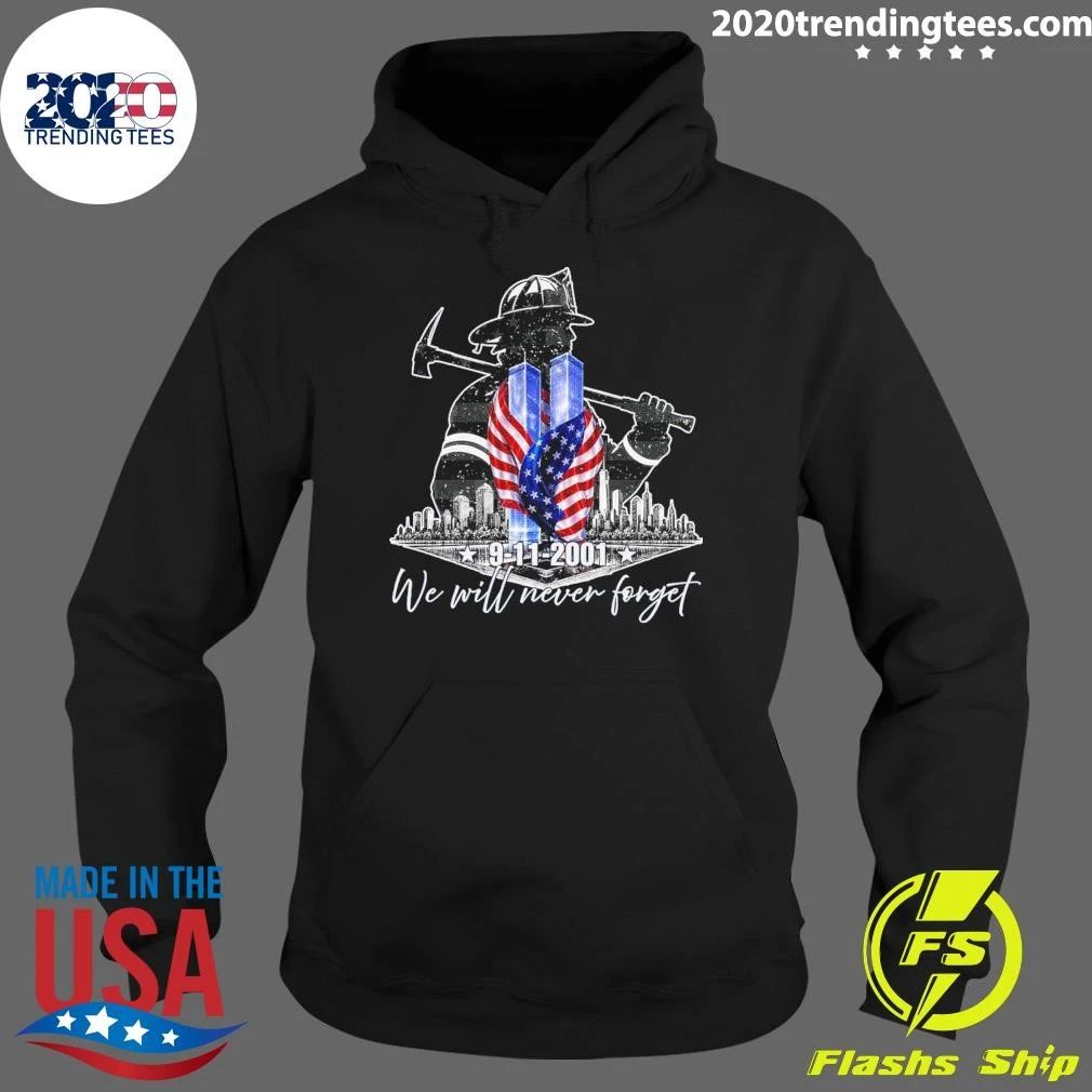 25th Anniversary Memorial 9.11.2001 – 9.11.2026 Never Forget Twin Towers Tee Shirt