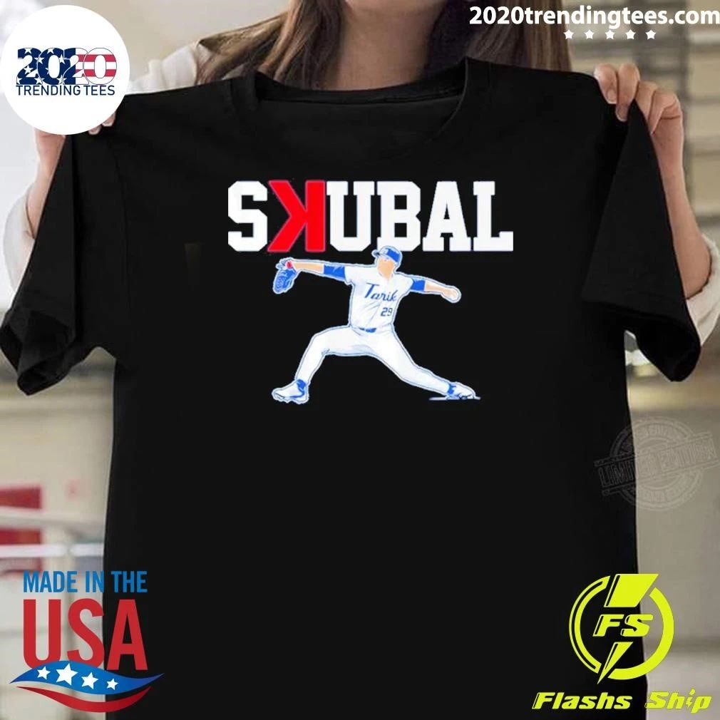 Tarik Skubal Ace Pose Los Angeles Dodgers Shir