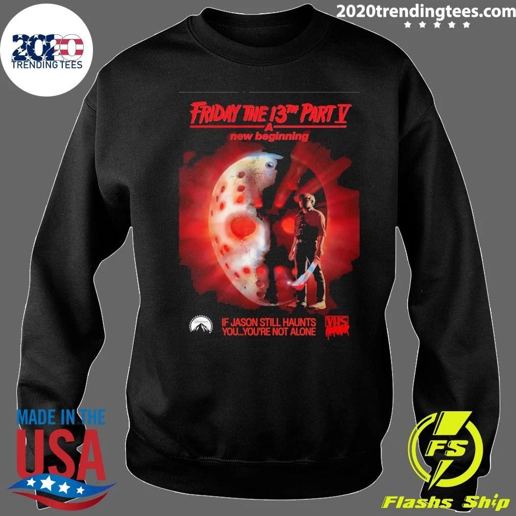 Jason Voorhees Friday The 13th Part 5 Poster Video library poster replica 80s Horror Shirt