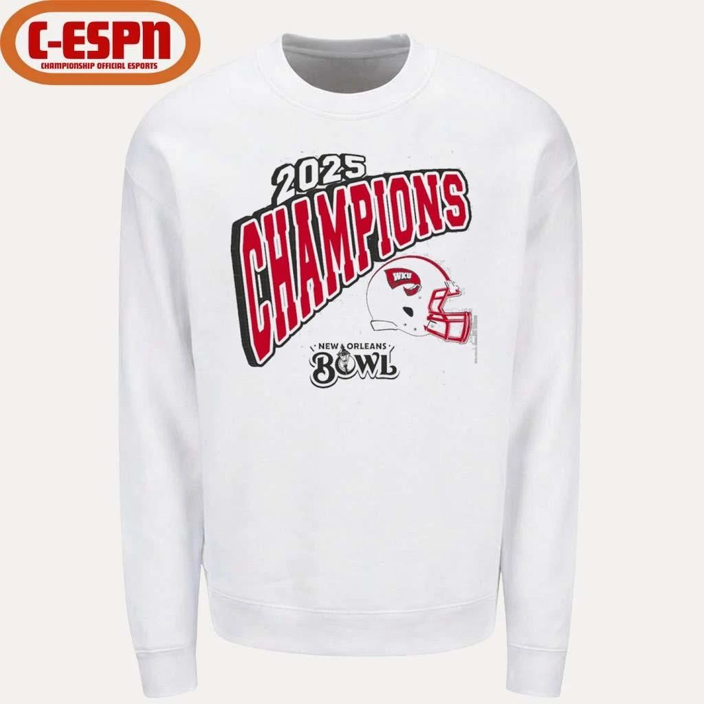 Western Kentucky Hilltoppers 2025 New Orleans Bowl Champions Shirt