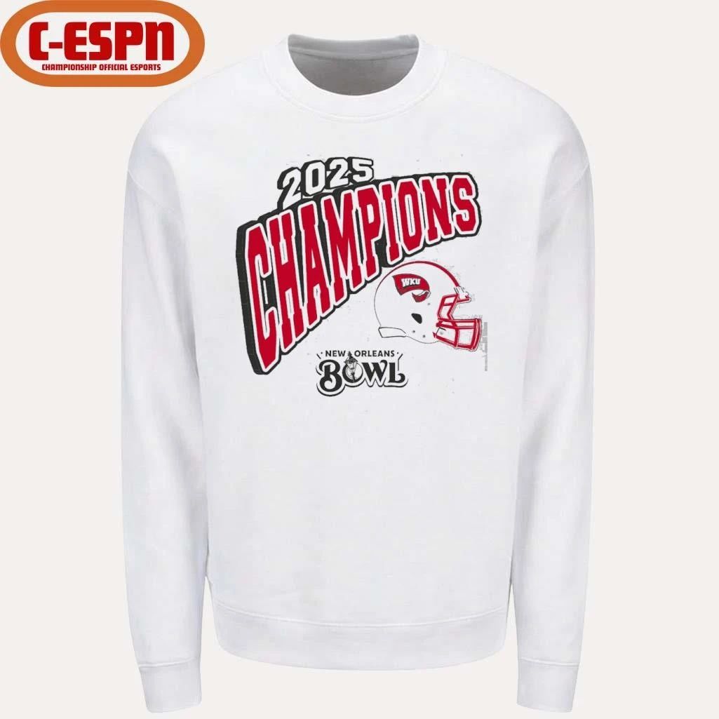 Western Kentucky Hilltoppers 2025 New Orleans Bowl Champions Shirt