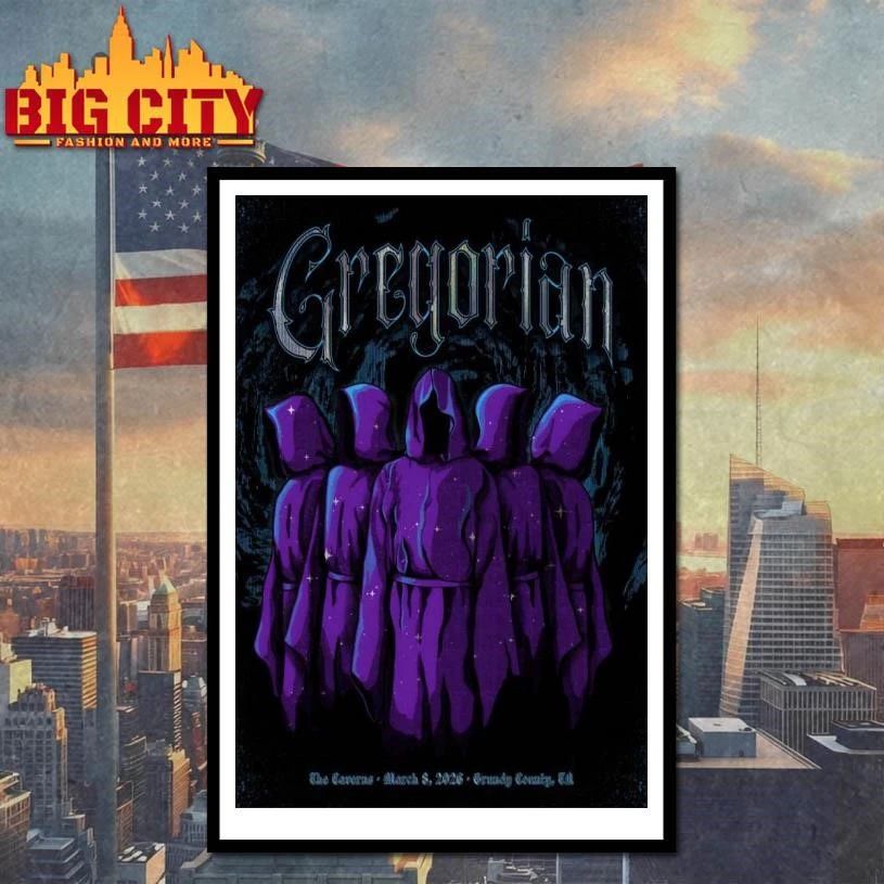 Gregorian Mar 8 2026 The Caverns In Pelham TN Poster Shirt