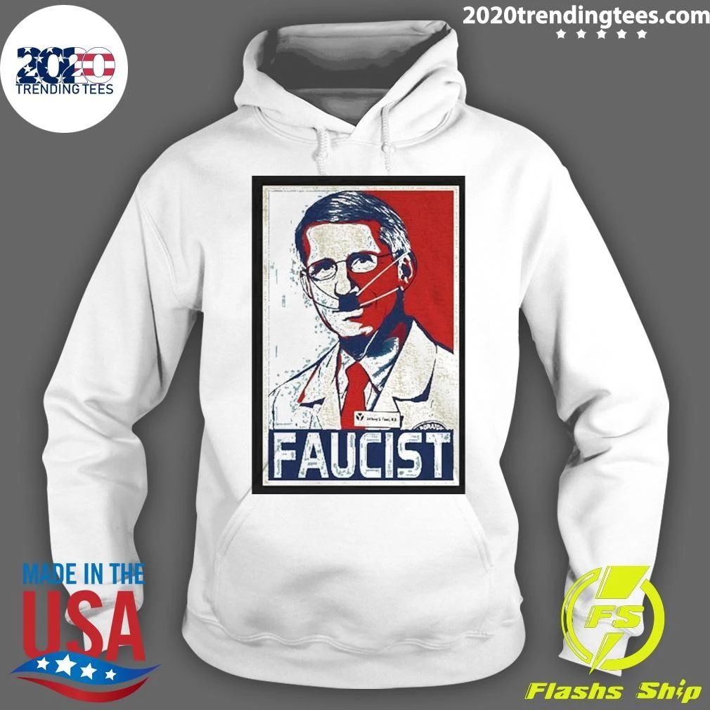 Dr Fauci X Hitler Faucist Fire Hope Style Shirt