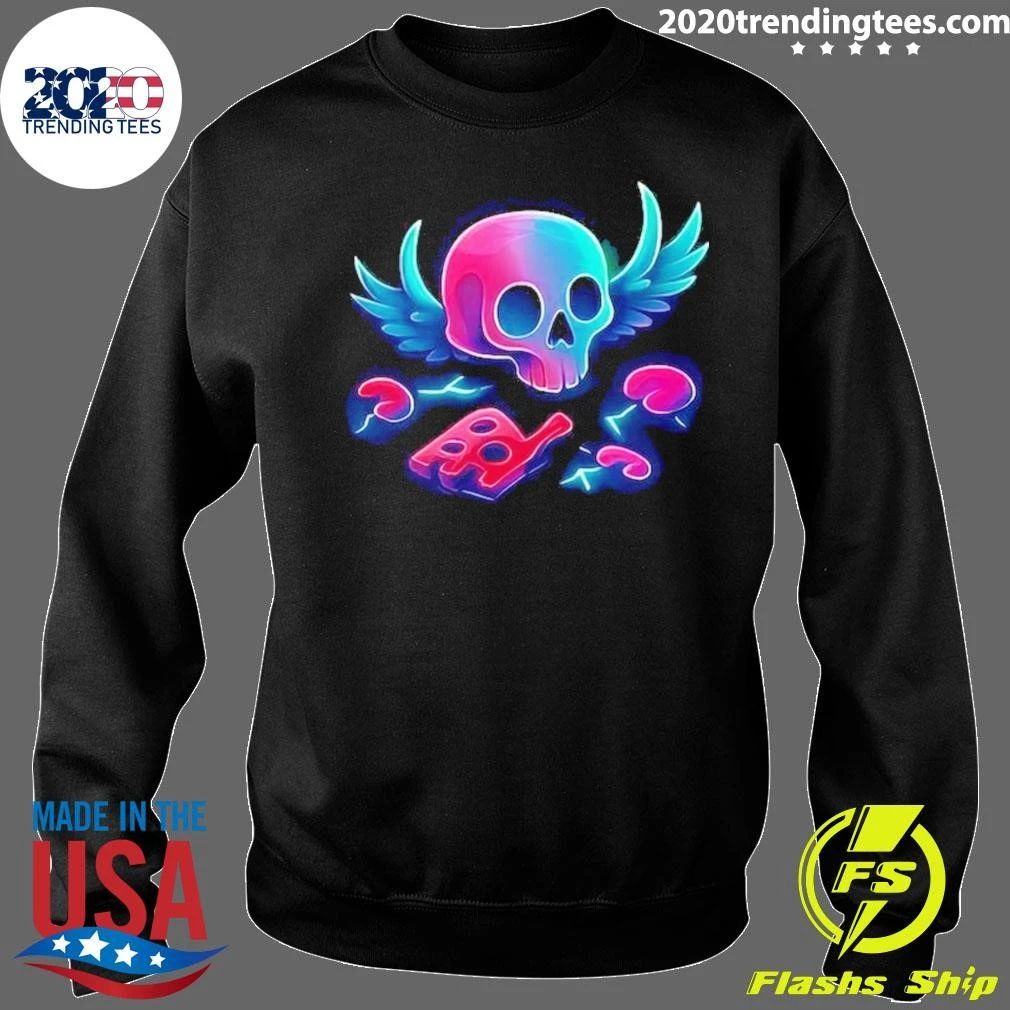 Skull wings Cyberpunk Shirt