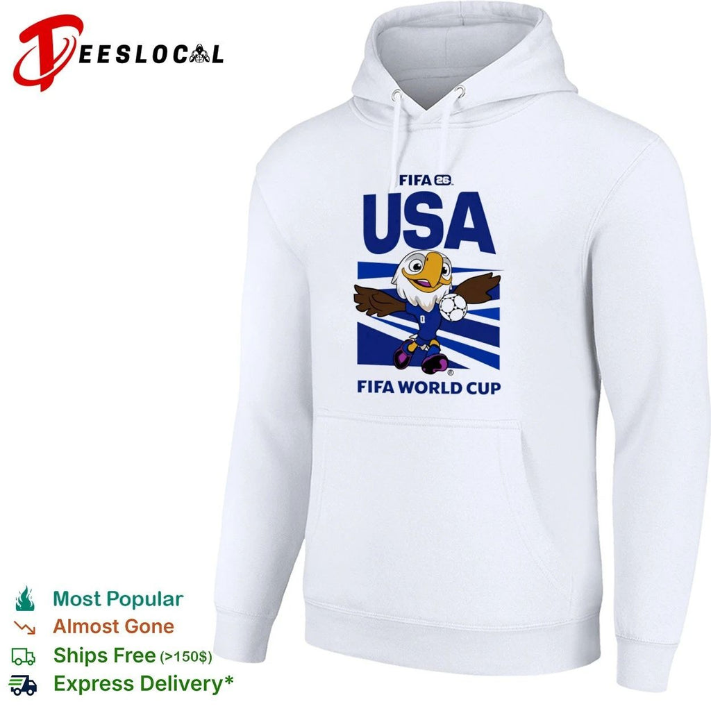 FIFA 26 USA Football Fan Eagle Mascot Global Soccer Championship T-shirt