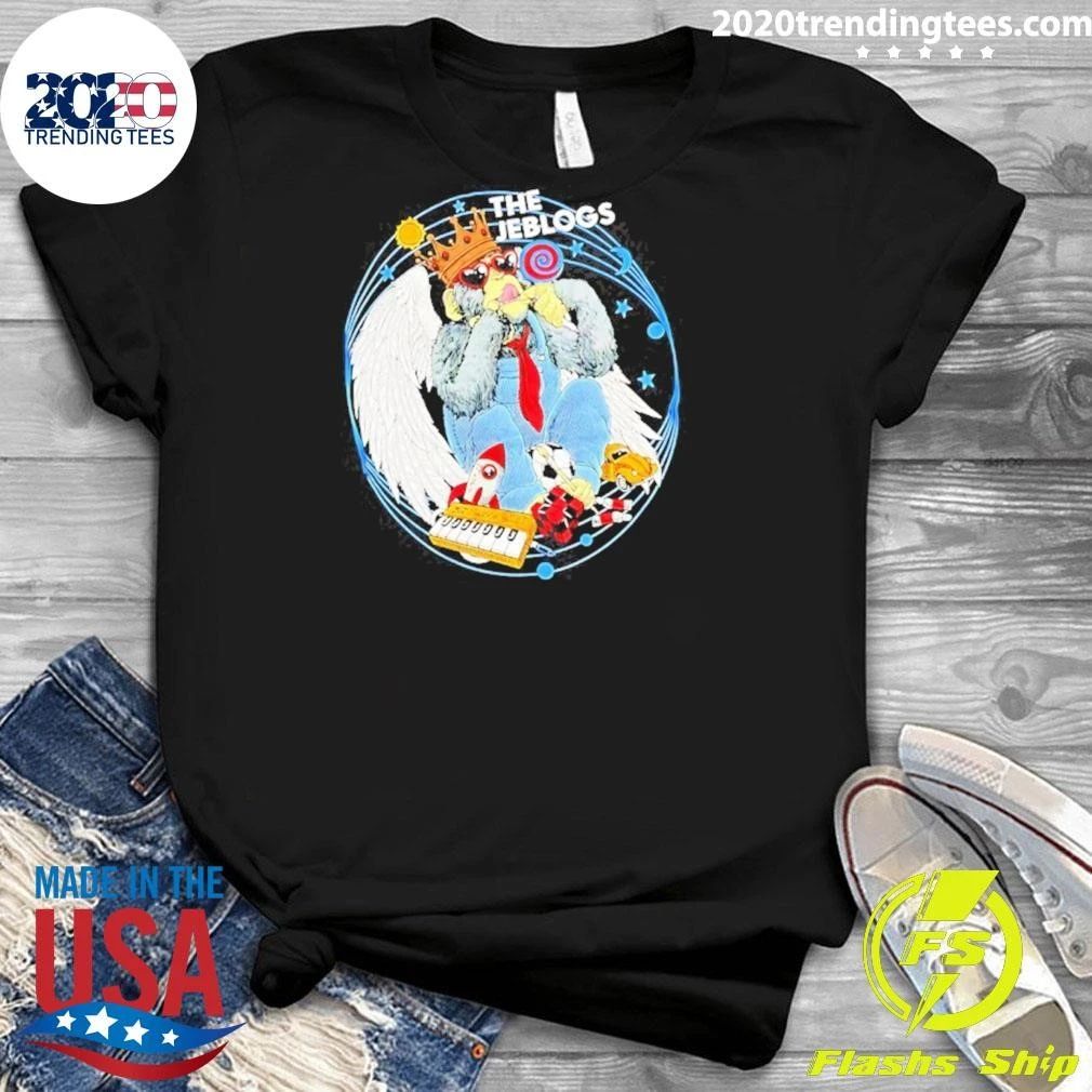 The Jeblogs Monkey With Crown And Wings Shirt