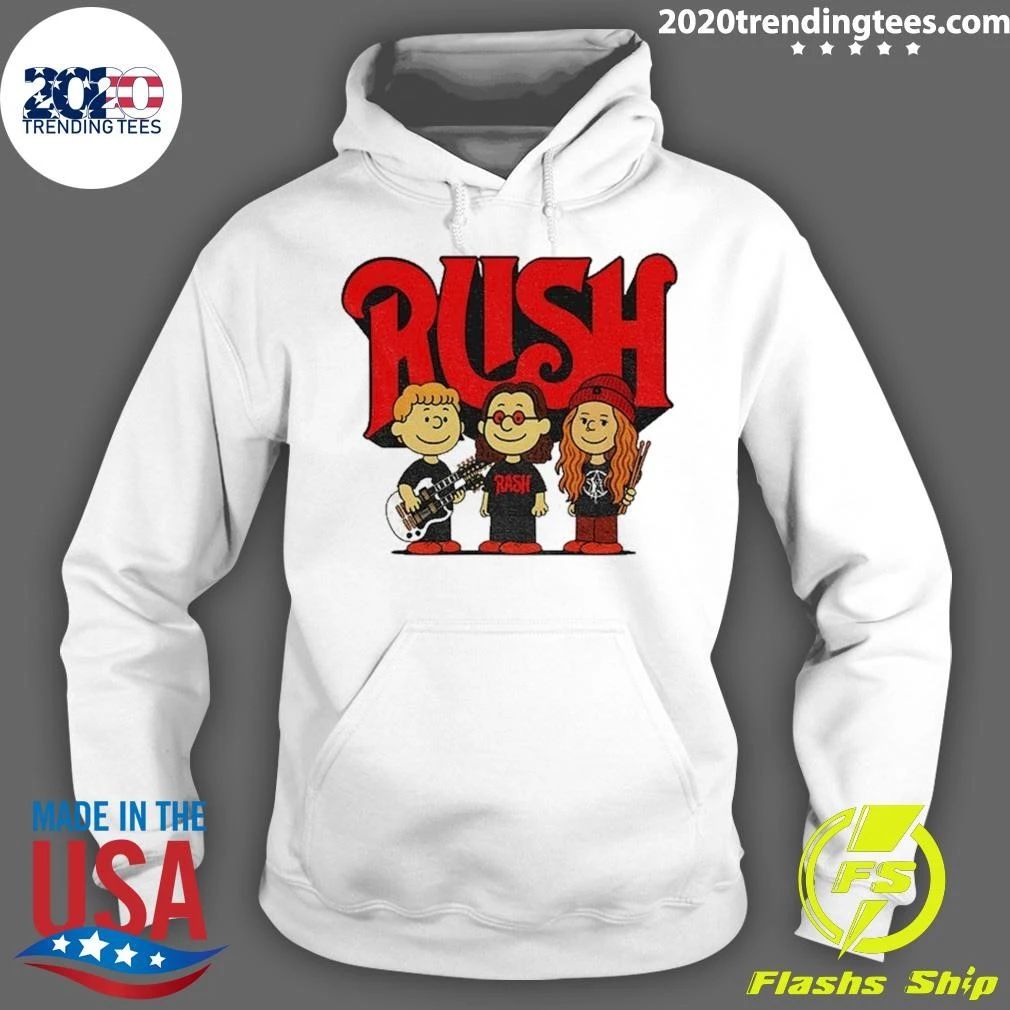 Rush With Anika Nilles Classic Logo Band Parody Shirt