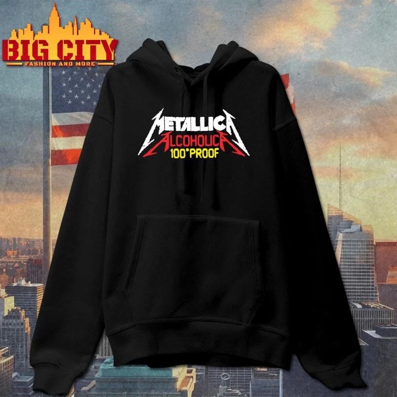 Metallica M72 World Tour Frankfurt Alcoholica 100 Proof Shirt