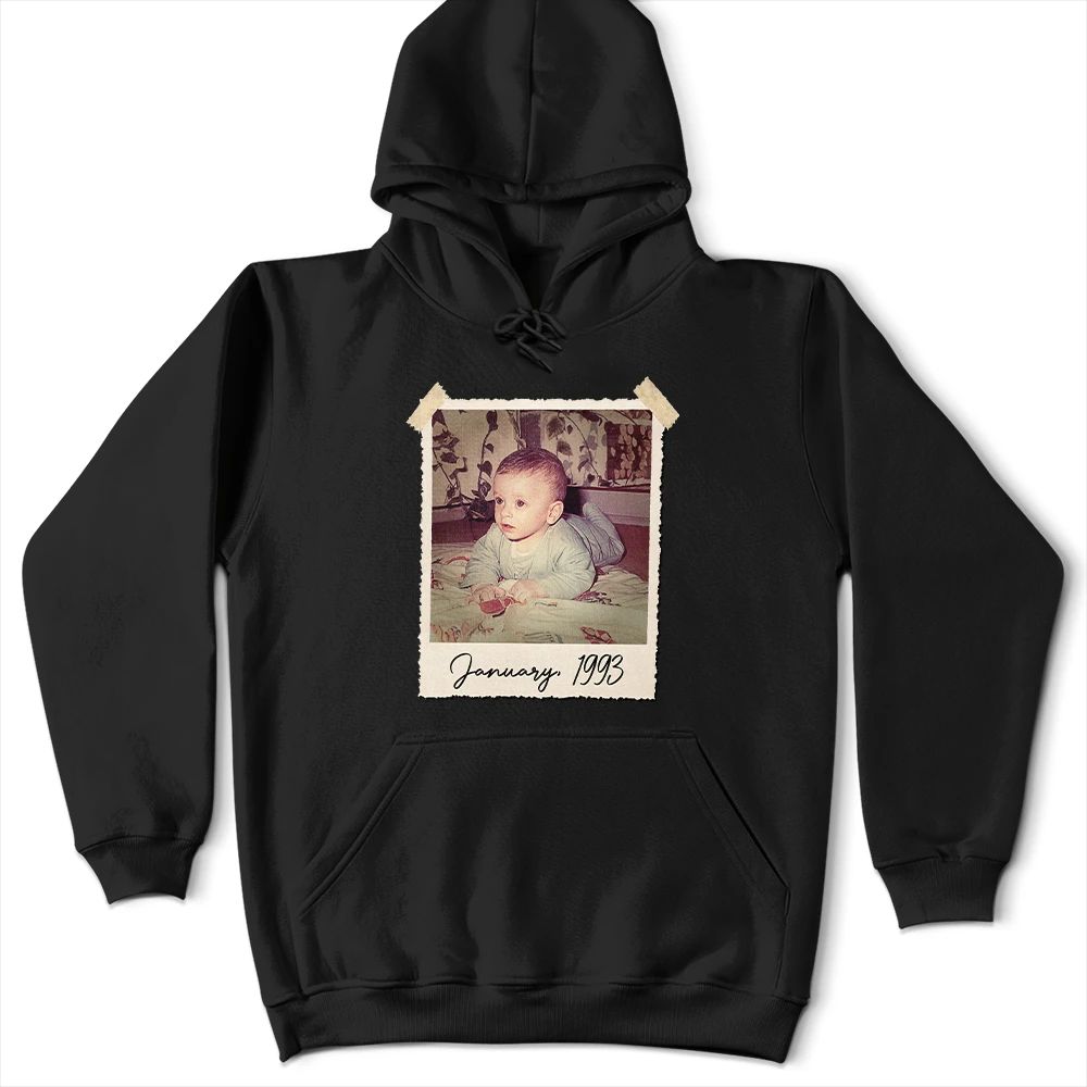 Custom Photo Vintage Photo Memory Family Dad Mom Childhood - Personalized T Shirt