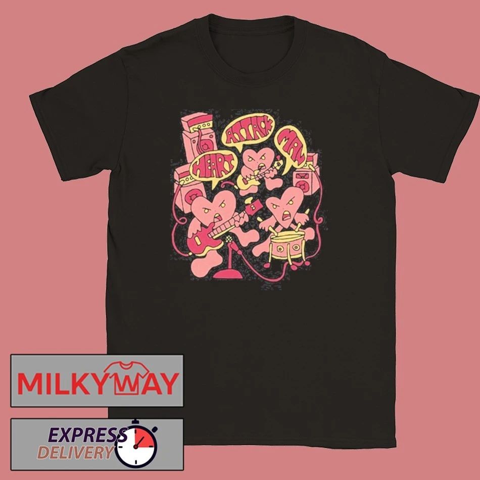 New Heart Attack Man Band of Hearts Shirt