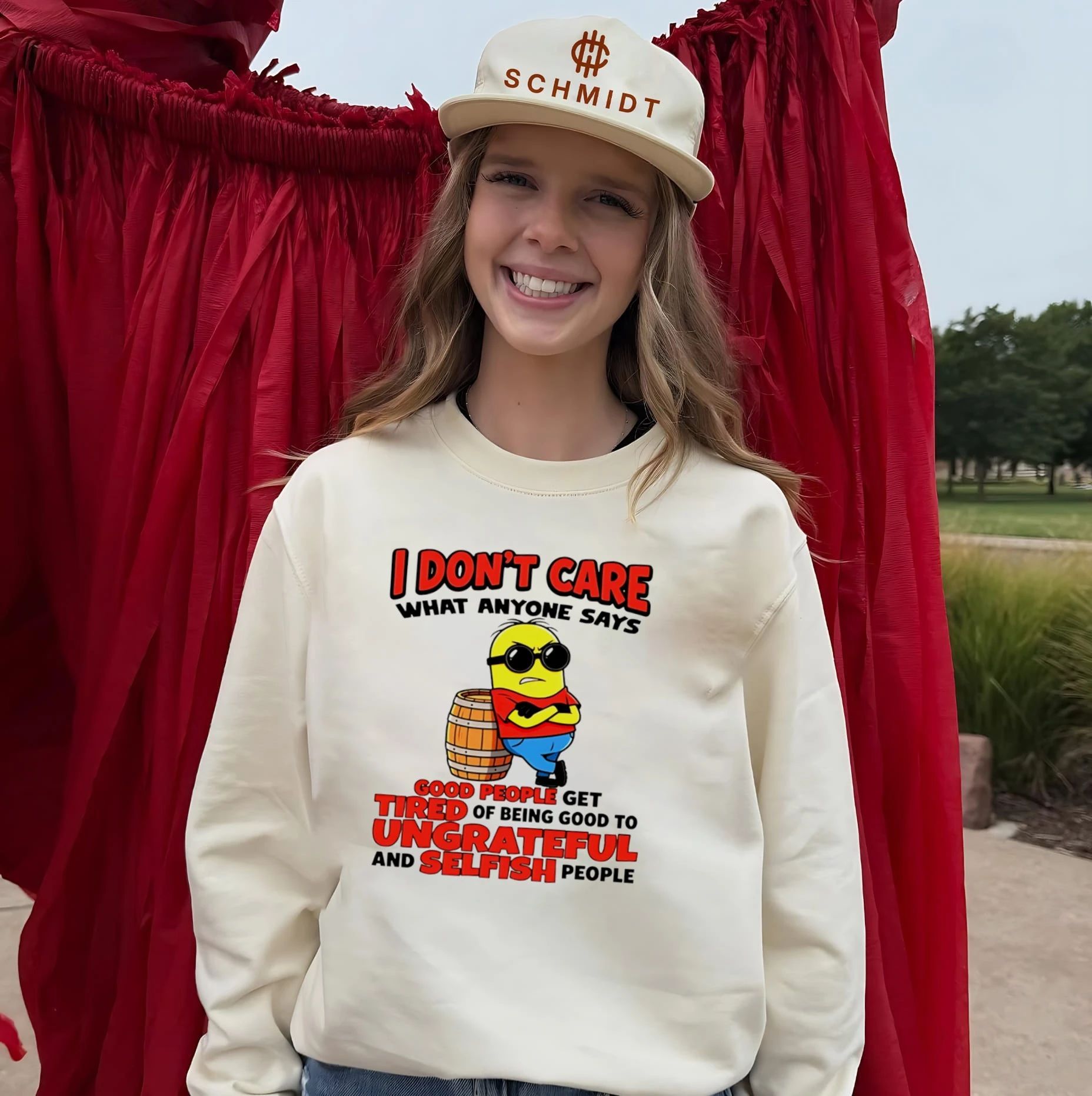 I don’t care what anyone says Minion shirt