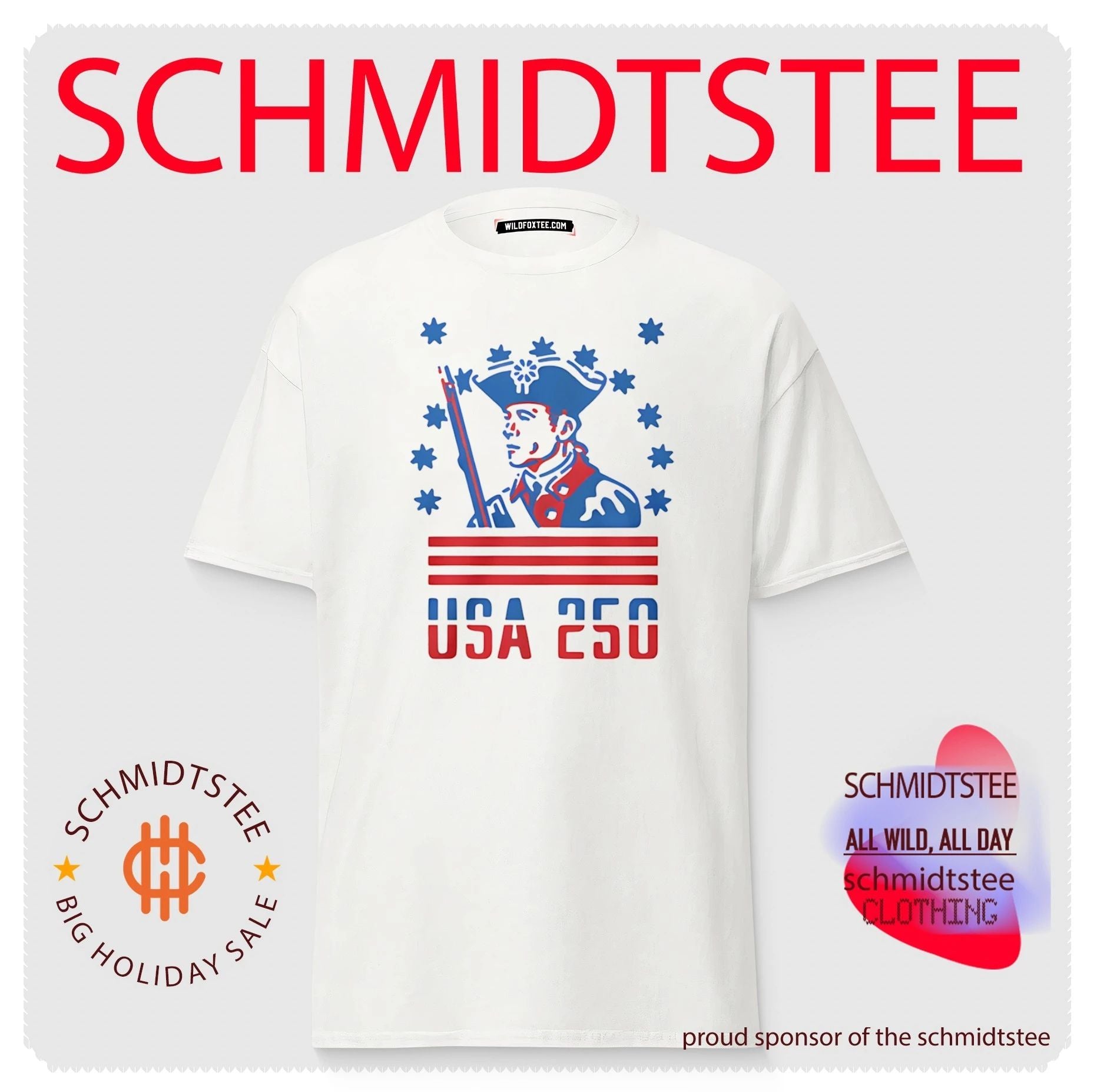 USA 250 Patriot America 250th T-Shirt