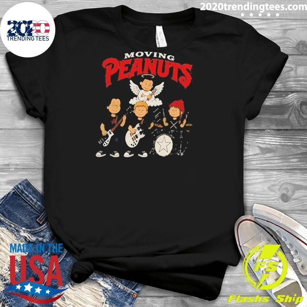 Moving Peanuts Rush-inspired Progressive Rock Parody Rushmore Band Shirt