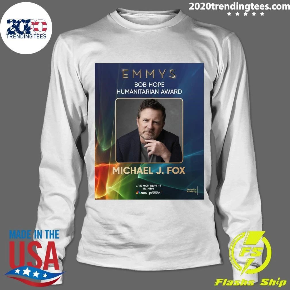Emmys Bob Hope Humanitarian Award Michael J. Fox Shirt