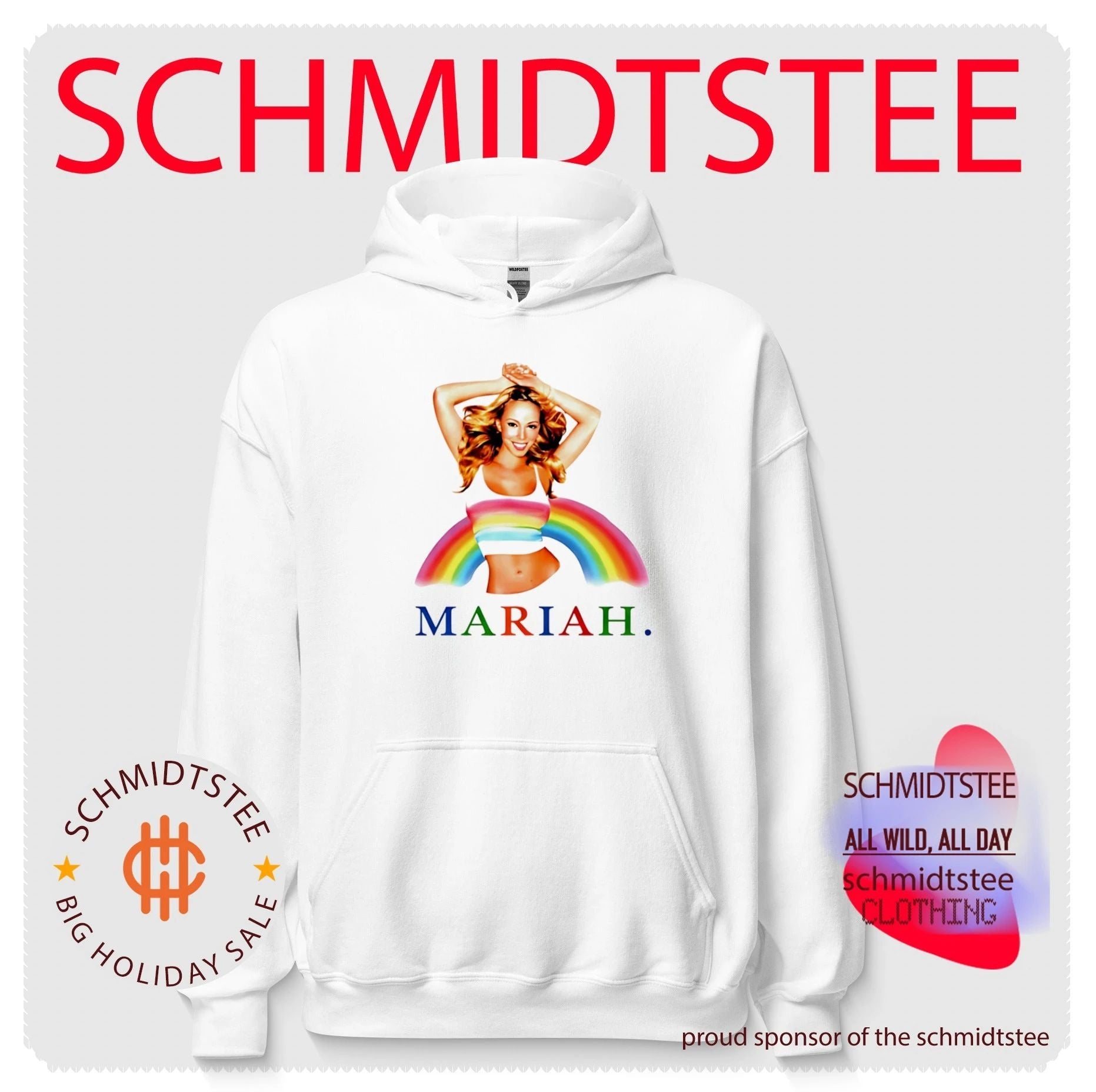 Mariah Carey Rainbow Pop Music Diva shirt
