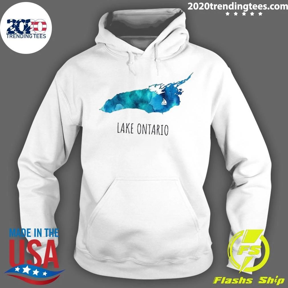 Lake Ontario Canada Map Shirt