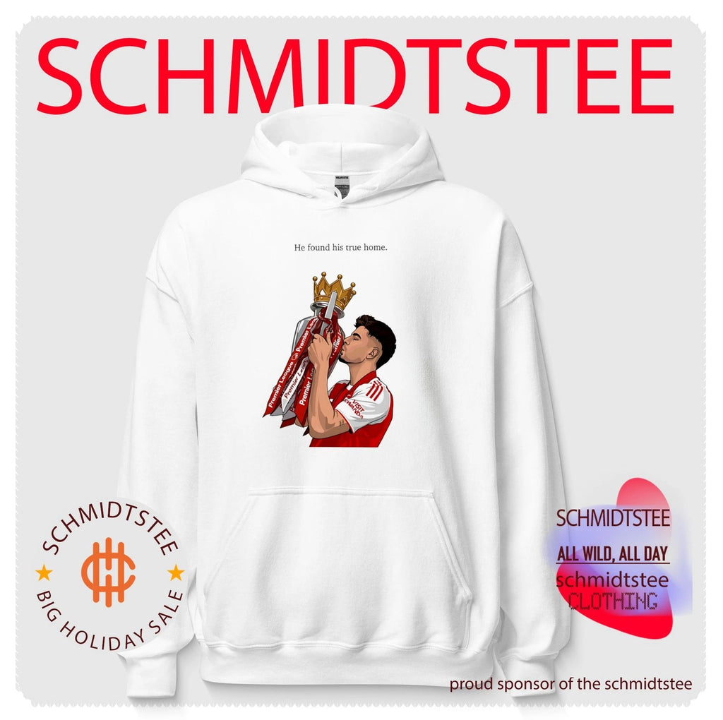 Arsenal FC Kai Havertz he found his true home trophy illustrated shirt