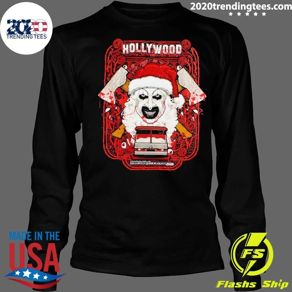 Halloween Horror Nights 2026 Universal Hollywood Art the Clown Tram Shirt