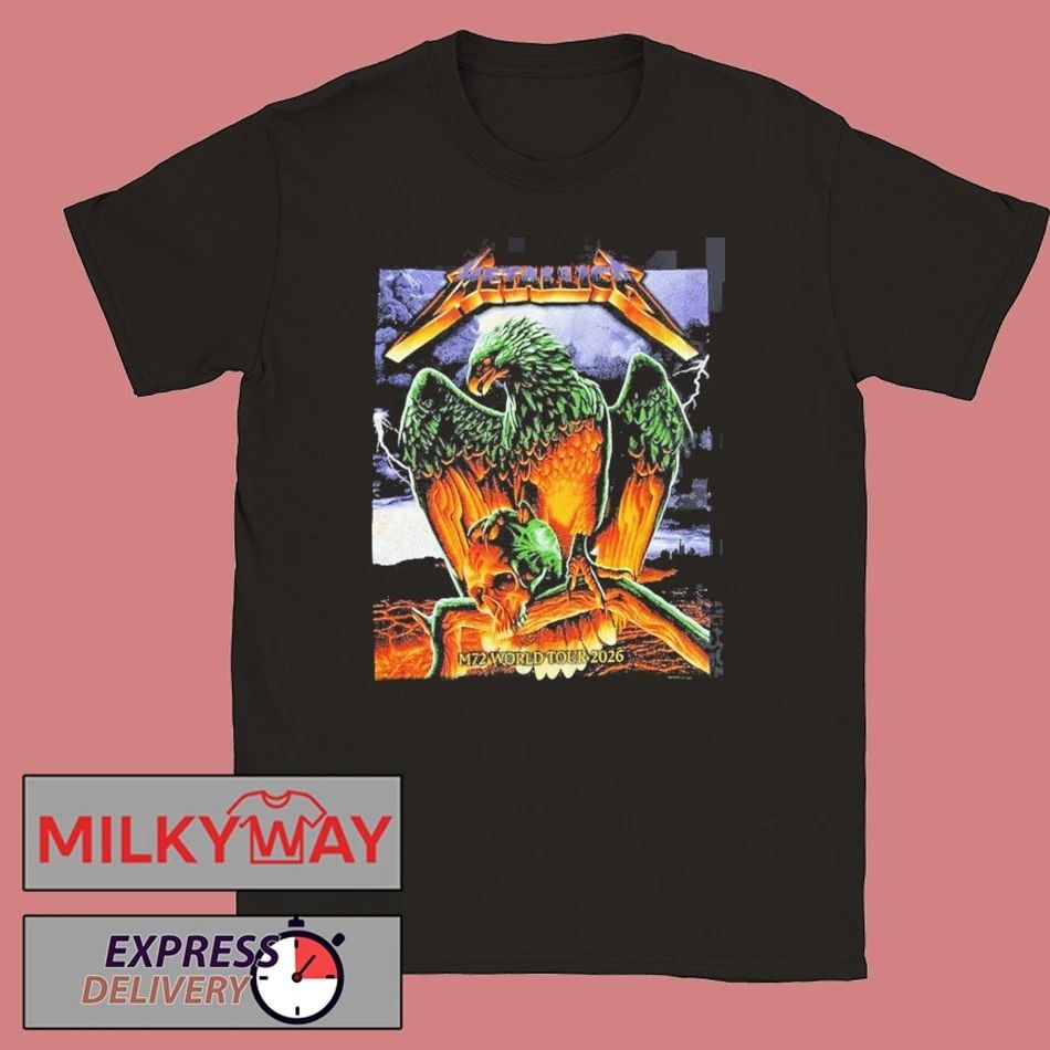 Metallica M72 Frankfurt 2026 Night 2 Venue Merch Tee At Frankfurt Germany Deutsche Bank Park On 24 May 2026 The Eagle Two Sided T-Shirt