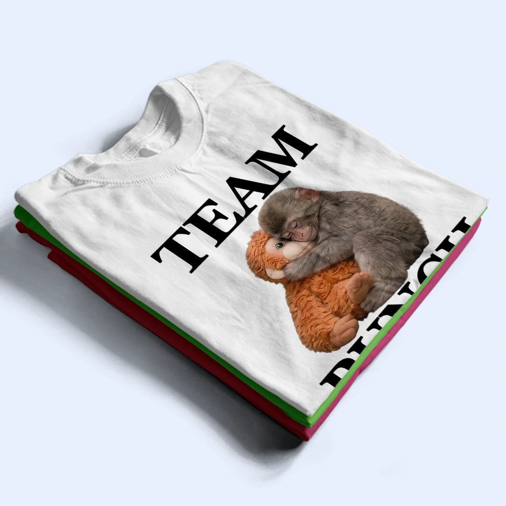 Team Punch Cute Monkey - Personalized T Shirt
