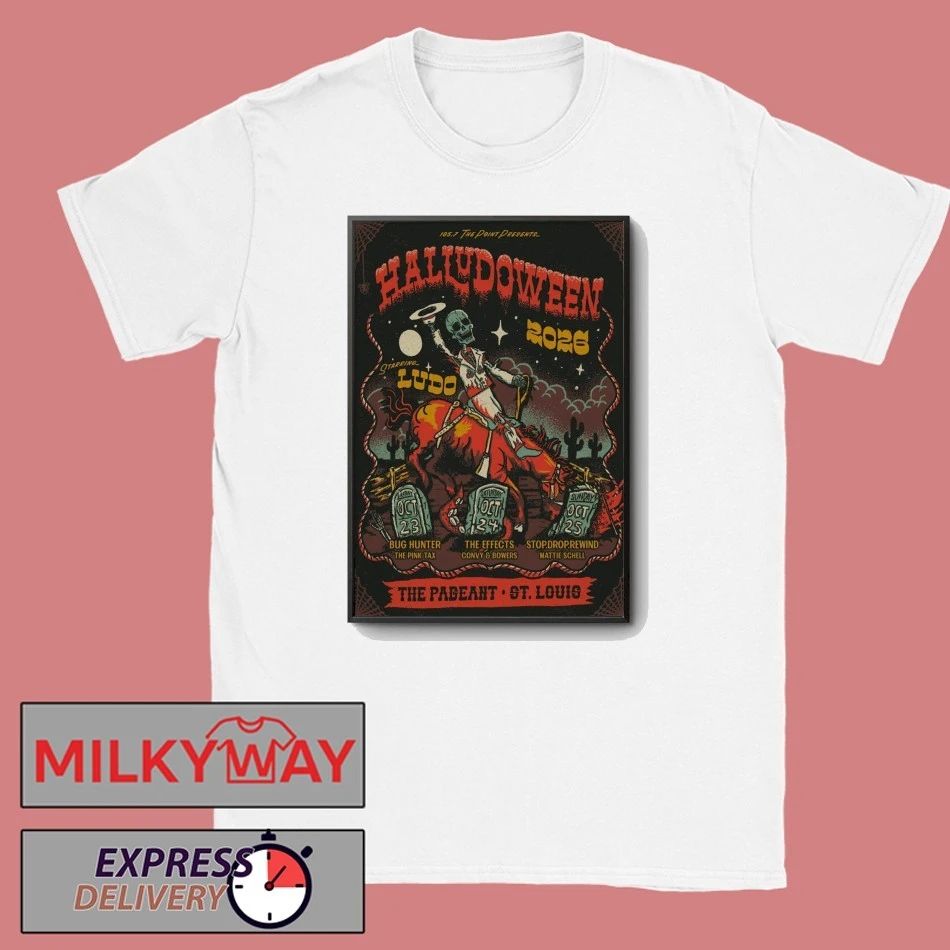 Ludo HalLUDOween Oct 23 2026 In St. Louis MO Poster shirt