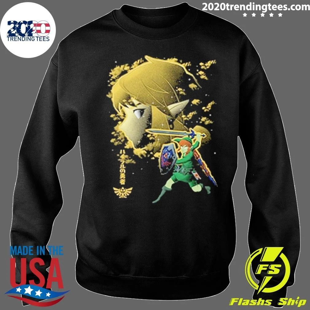 Hero of Hyrule Night Sky Line Art Shirt