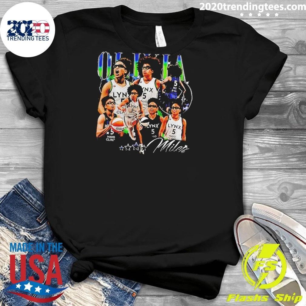 Olivia Miles Minnesota Lynx Basketball Team Wnba Graphic Vintage Shirt