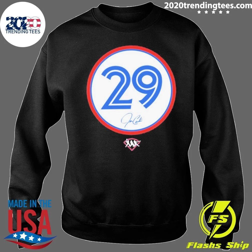 Joe Carter 29 Number Circle Signature Shirt