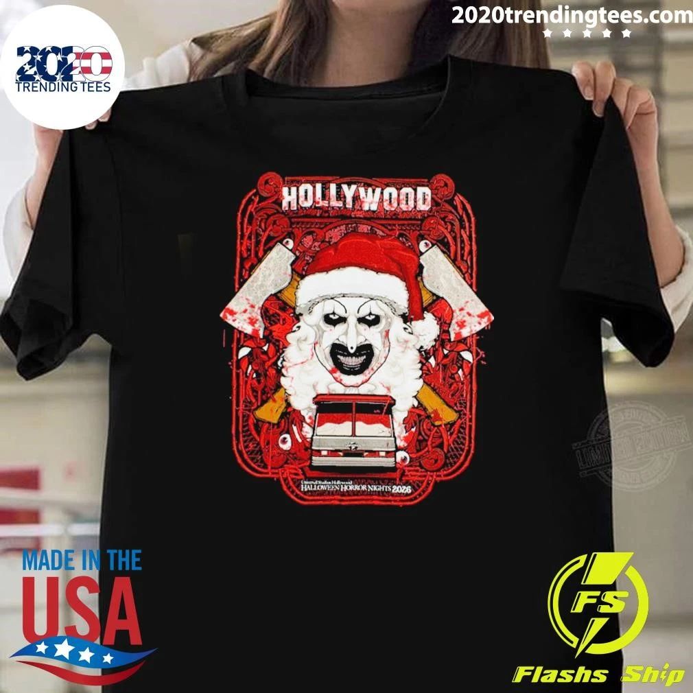 Halloween Horror Nights 2026 Universal Hollywood Art the Clown Tram Shirt