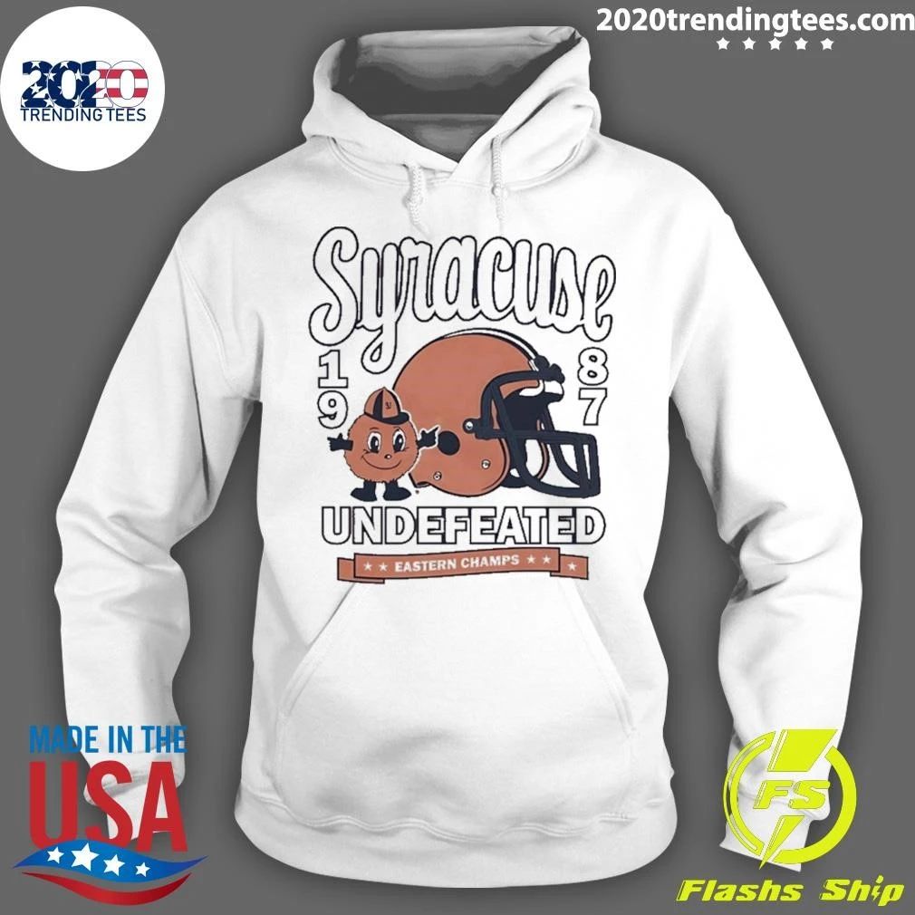 Syracuse 1987 Undefeated Eastern Champs Syracuse Orange Football Shirt