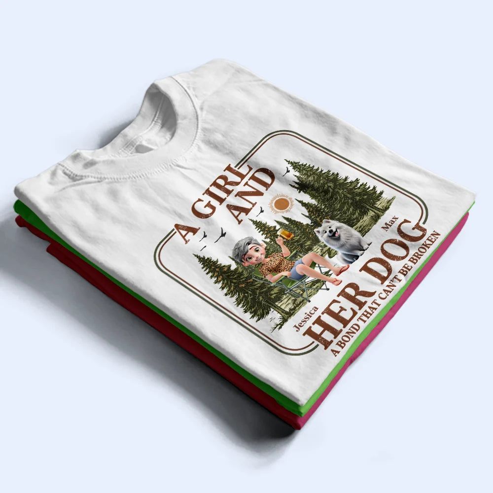 Retro Camping A Bond That Can't Be Broken - Personalized T Shirt