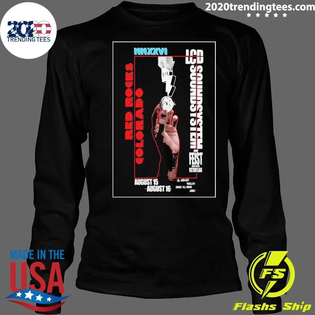 Lcd Soundsystem Red Rocks 2026 Shirt