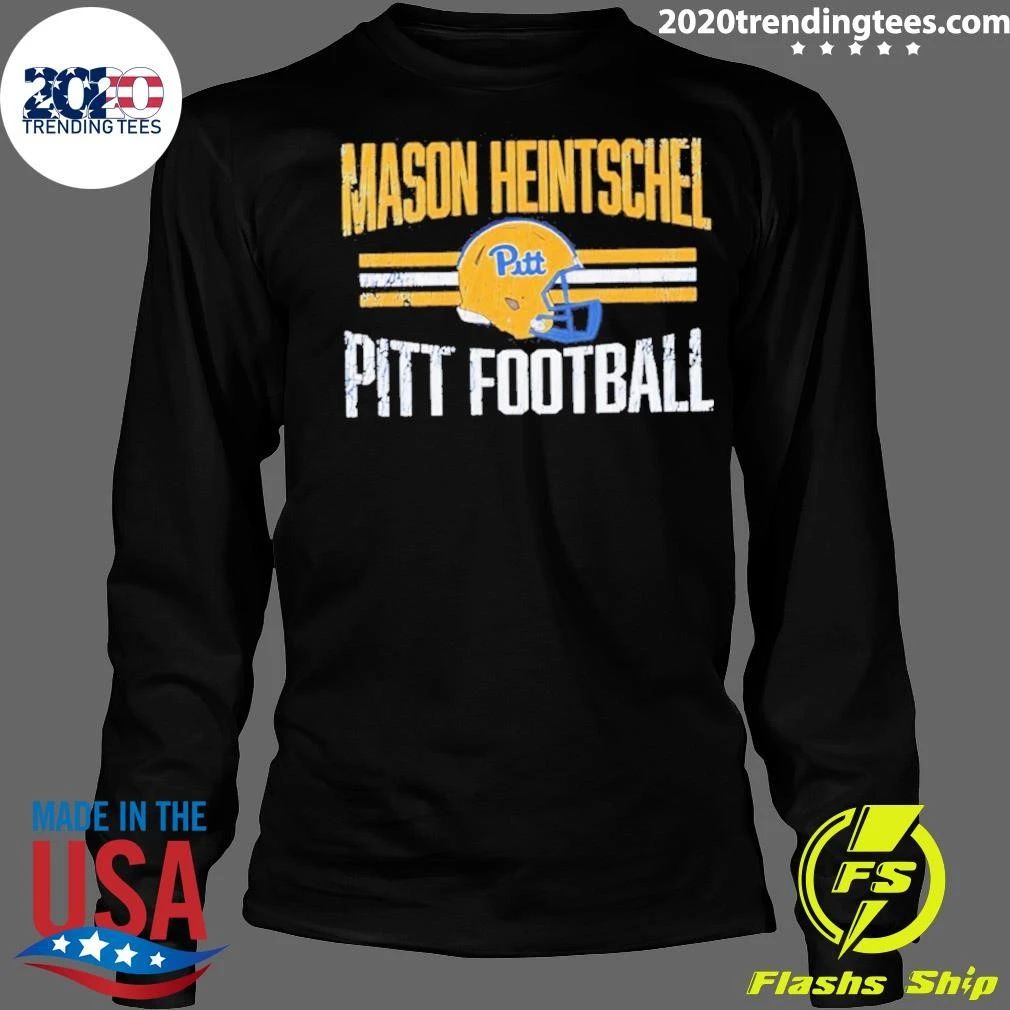 Awesome Mason Heintschel Pitt Panthers Ncaa Football Helmet Hero Shirt