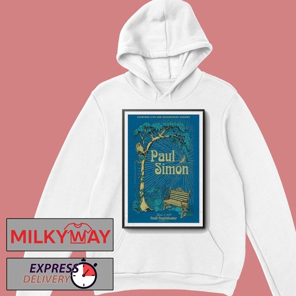 Paul Simon Poster Stanford, CA June 3 2026 Limited shirt