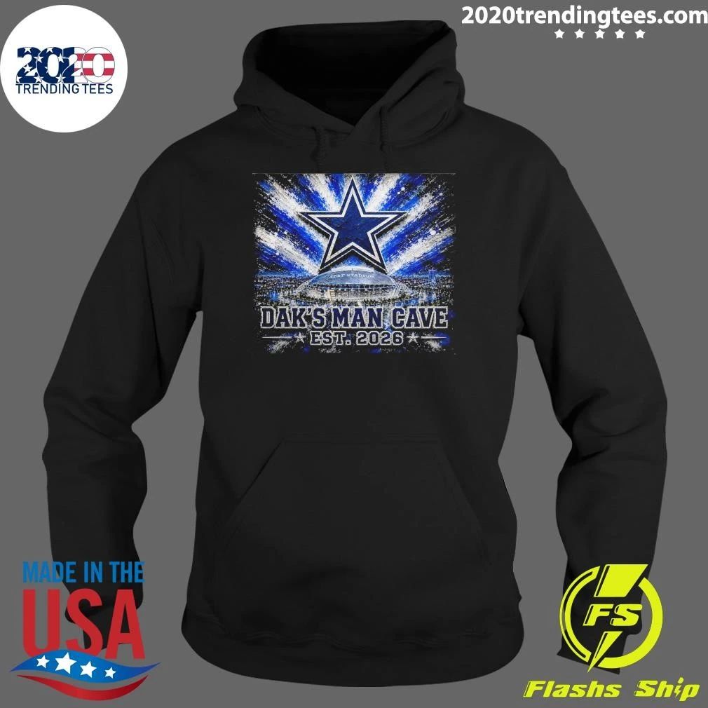 Dallas Cowboys At&T Stadium Dak’s Man Cave Est. 2026 Shirt