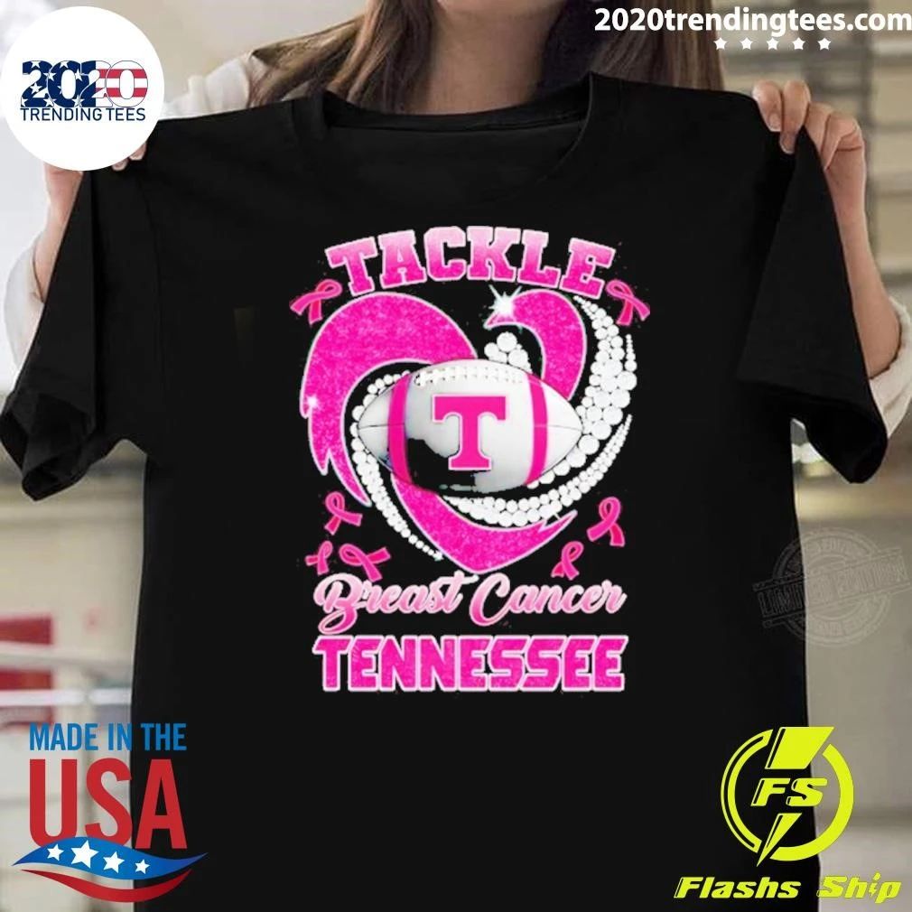 Volunteers X Breast Cancer Awareness Logo Shirt