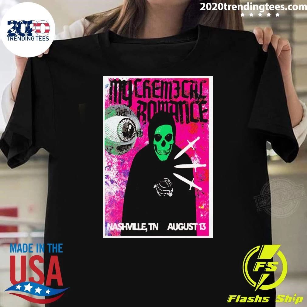 Nashville TN August 13 2026 My Chemical Romance Concert Shirt