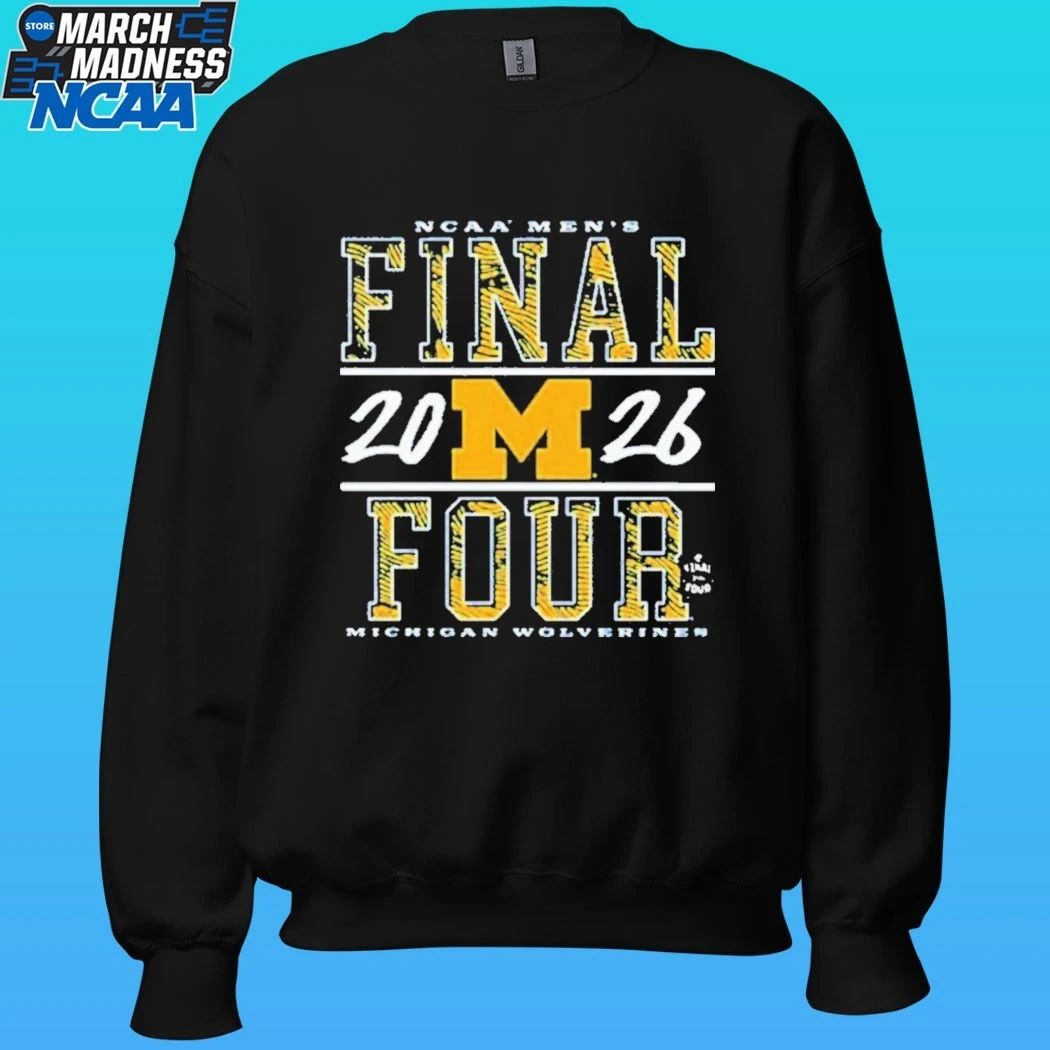 Michigan Wolverines 2026 NCAA Men’s Basketball Final Four March Madness Final Four Shirt