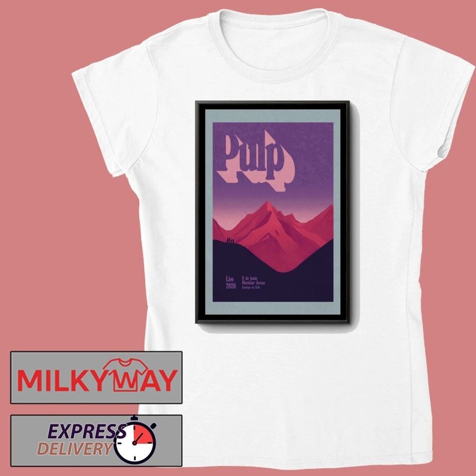 PULP June 8 2026 Santiago, Movistar Arena Poster shirt