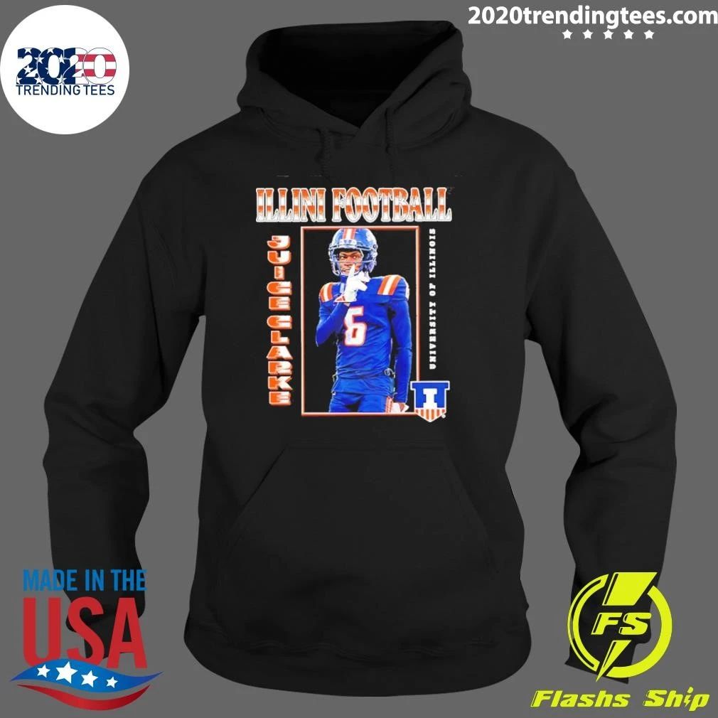 Juice Clarke Illinois Fighting Illini Football Shirt
