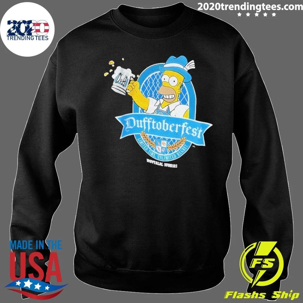 Simpsons Homer Dufftoberfest Universal Studios Shirt