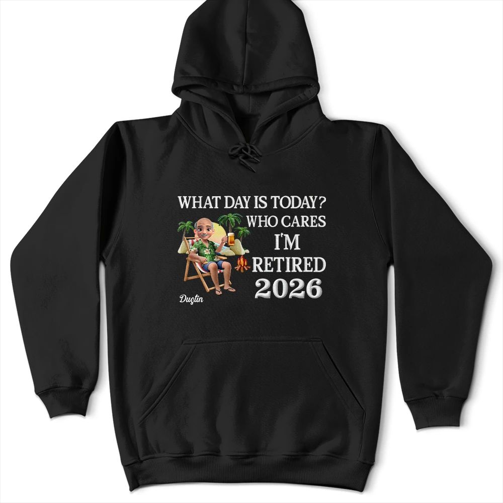 The Legend Has Retired 3D Embroidery Effect - Personalized T Shirt