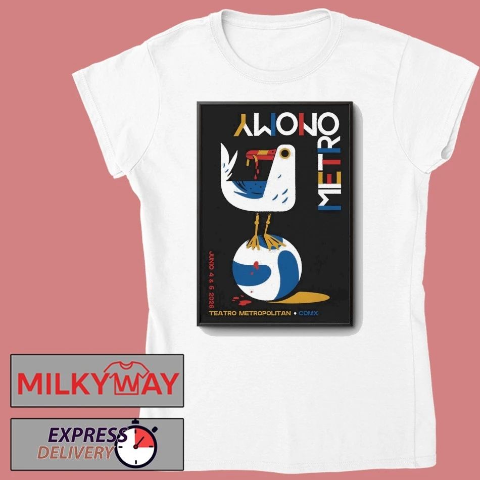 Metronomy 6 4-6 5 2026 Mexico City Poster shirt