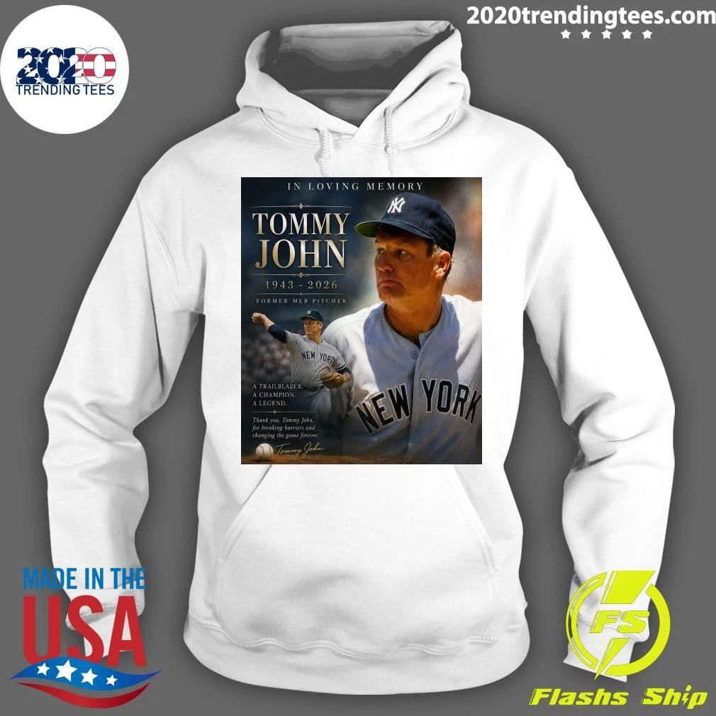 In Loving Memory Tommy John 1943-2026 Former MLB Pitcher Shirt