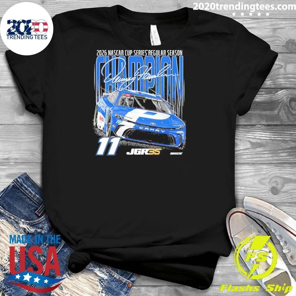 Denny Hamlin 2026 Nascar Cup Series Regular Season Champion Shirt